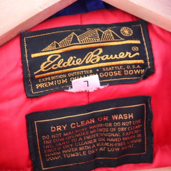 vintage eddie bauer snowsuit * snow suit * size large womens * euc * blue / red - Picture 10 of 11